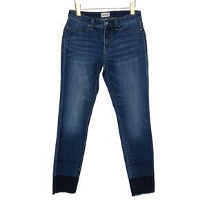 Meritage High Rise Dark Wash Skinny Jeans Size 30 Stretchy High Waist